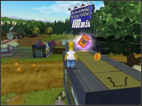 8 - Karty kolekcjonerskie | Level 1 The Simpsons Hit & Run - The Simpsons: Hit & Run - poradnik do gry