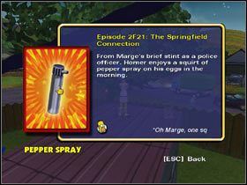 7 - Karty kolekcjonerskie | Level 4 The Simpsons Hit & Run - The Simpsons: Hit & Run - poradnik do gry