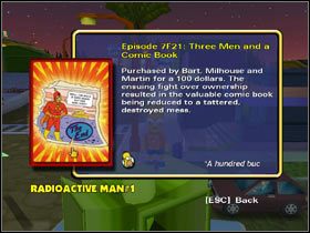 1 - Karty kolekcjonerskie | Level 6 The Simpsons Hit & Run - The Simpsons: Hit & Run - poradnik do gry