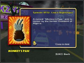 6 - Karty kolekcjonerskie | Level 7 The Simpsons Hit & Run - The Simpsons: Hit & Run - poradnik do gry