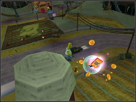 7) Smarch Calendar - W Elektrowni Atomowej - trzeba skakać po platformach aż na samą górę - Karty kolekcjonerskie | Level 7 The Simpsons Hit & Run - The Simpsons: Hit & Run - poradnik do gry