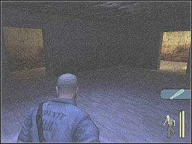 Przejdź kilka kroków przed siebie i wyskocz przez wyrwę w ścianie - Doorway into Hell (1) | Scena 2 | Manhunt - Manhunt - poradnik do gry