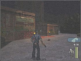 Tu zastaniesz kilku przeciwników, których załatw przy użyciu nowo-znalezionej broni - White Trash (2) | Scena 4 | Manhunt - Manhunt - poradnik do gry