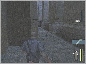 Skieruj się w prawo (możesz wziąć z ruin Painkillers) i przejdź przez bramę - Drunk Driving (2) | Scena 9 | Manhunt - Manhunt - poradnik do gry