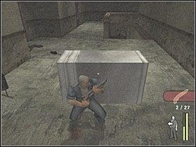 Cofnij się parę kroków i wejdź w drzwi na końcu korytarza - Graveyard Shift (2) | Scena 10 | Manhunt - Manhunt - poradnik do gry