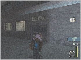 Wejdź po rampie na metalową konstrukcję i zabij - zachodząc od tyłu - strażnika - Mouth of Madness (2) | Scena 11 | Manhunt - Manhunt - poradnik do gry