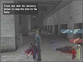 Przejdź przez bramę na końcu i skorzystaj ze schodów wiodących na górę - Kill the Rabbit (1) | Scena 13 | Manhunt - Manhunt - poradnik do gry