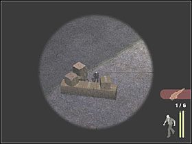 Weź z jego zwłok snajperkę, po czym wyjdź na balkon - Kill the Rabbit (2) | Scena 13 | Manhunt - Manhunt - poradnik do gry