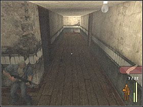 Wejdź po schodach i zapisz stan gry - Divided They Fall (1) | Scena 14 | Manhunt - Manhunt - poradnik do gry