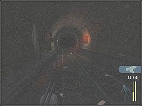 Odstrzel zamek u pobliskich drzwi, po czym przejdź przez nie - Wrong Side of the Tracks (1) | Scena 16 | Manhunt - Manhunt - poradnik do gry