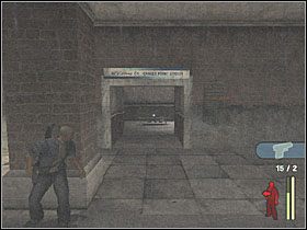 Idź przed siebie korytarzem i ustaw się przy wyjściu na zewnątrz - Trained to Kill (1) | Scena 17 | Manhunt - Manhunt - poradnik do gry