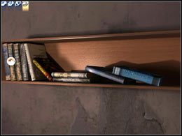 Popatrz teraz na półkę z książkami - Poradnik do gry - [Szpital] Biuro - Midnight Nowhere - poradnik do gry