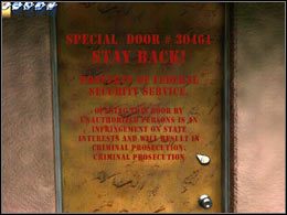 Zbadaj drzwi po lewej i zanotuj kod na nich - 30461 - [Policja] Pokój z bilardem - Midnight Nowhere - poradnik do gry