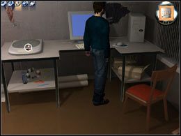 W menu komputera wybierz skaner, a potem otwórz skrzynkę pocztową i wyślin plik SCAN 49 do T - [Policja] Biuro Salami - Midnight Nowhere - poradnik do gry