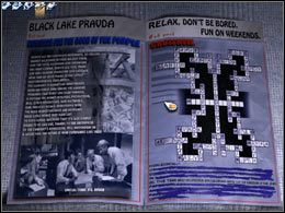 Gdy strażnik cię wpuści popatrz na krzyżówkę w czasopiśmie - [Policja] Pokój 6 - Midnight Nowhere - poradnik do gry