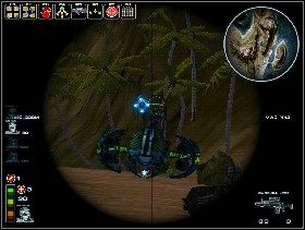 Zanim wejdziesz w skalny tunel, wewnątrz którego znajduje się trzeci waypoint, możesz unieruchomić zbliżający się czołg - znów: jeśli wcześniej tego nie zrobiłeś - 1. Contact cz.2 | Breed - Breed - poradnik do gry