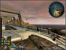 Będąc na moście zniszcz za pomocą rakiet niekierowanych cztery baterie przeciwlotnicze - 5. Liberation cz.1 | Breed - Breed - poradnik do gry