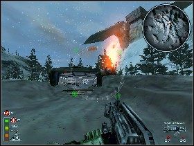 Gdy dotrzesz do zestrzelonego statku desantowego, okaże się, że stanowił on li tylko pułapkę i choćby nie wiadomo co, nie wydobędziesz się z niej - 10. Snowbird Down | Breed - Breed - poradnik do gry