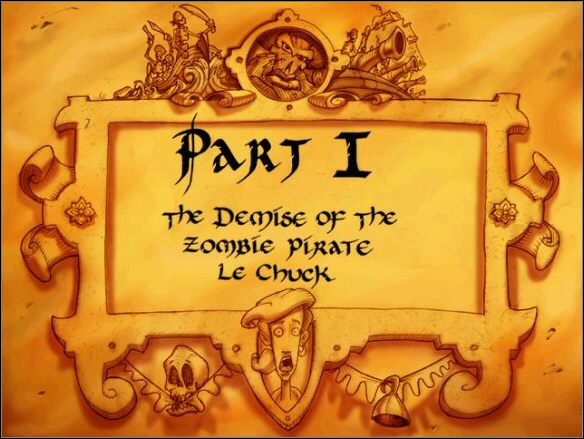Po złapaniu przez LeChucka lądujesz w ładowni jego statku - Poradnik do gry - [Part I] The Demise of the Zombie Pirate LeChuck - The Curse of Monkey Island - poradnik do gry