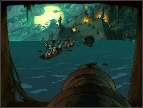 Następnie połącz hak z wyciorem i wyłów rękę trzymającą miecz - Poradnik do gry - [Part I] The Demise of the Zombie Pirate LeChuck - The Curse of Monkey Island - poradnik do gry