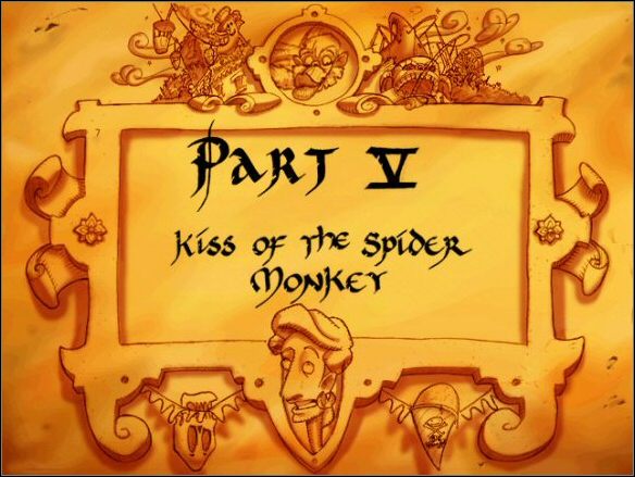 Po długiej rozmowie z LeChuckiem zostajesz zamieniony w - [Part V] Kiss of the Spider Monkey | The Curse of Monkey Island - The Curse of Monkey Island - poradnik do gry