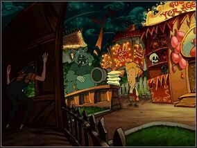 Gość z okienka dostał kotwicą, więc zastąp jego miejsce - [Part V] Kiss of the Spider Monkey | The Curse of Monkey Island - The Curse of Monkey Island - poradnik do gry