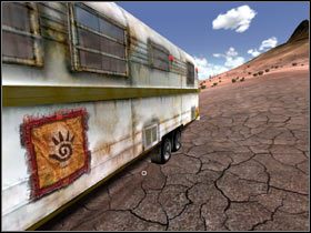 Po drugiej stronie przyczepy znalazłem kolejną Tkaninę - Poradnik do gry - 02. Pustynia cz.2 | Uru Ages Beyond Myst - Uru: Ages Beyond Myst - poradnik do gry