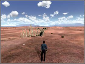 Wewnątrz, na pozostałościach szczęki potwora, odkryłem kolejną Tkaninę - Poradnik do gry - 02. Pustynia cz.2 | Uru Ages Beyond Myst - Uru: Ages Beyond Myst - poradnik do gry