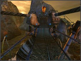 Podszedłem do żółtego przycisku z cyfrą 3 (oczywiście napisanej w języku Dni) - 19. Teledahn cz.1 | Uru Ages Beyond Myst - Uru: Ages Beyond Myst - poradnik do gry