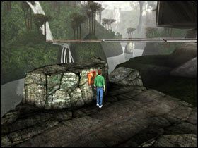 Gdy wreszcie przesunęła się kolejna kładka, wiodąca do sąsiedniego budynku, wskoczyłem na nią i po chwili stałem już przed ogromnymi drzwiami - 32. Gahreesen cz.5 | Uru Ages Beyond Myst - Uru: Ages Beyond Myst - poradnik do gry