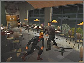 Po pokonaniu bandyty w poprzedniej misji - ten porywa Rosie i ucieka z restauracji - Rozdział 1 - Triad Violence zadania 1-5 - True Crime: Streets Of L.A. - poradnik do gry