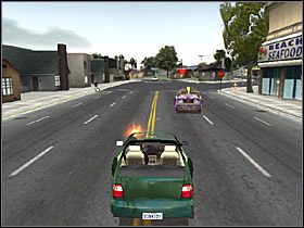 Jest to kolejna misja, podczas której możesz rozwiązać kilka ulicznych przestępstw i zdobyć trochę punktów - Russian Face-off zadania 1-5 - Rozdział 4 - True Crime: Streets Of L.A. - poradnik do gry