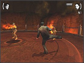 Smok porusza się wokół okrągłej areny - House of Wu zadania 4-7 - Rozdział 6 - True Crime: Streets Of L.A. - poradnik do gry