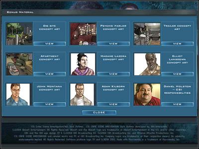 screen 49 - Extras | Dodatki | CSI Kryminalne Zagadki Las Vegas - CSI: Kryminalne Zagadki Las Vegas - Mroczne Motywy - poradnik do gry