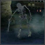 Szkielet - dość powolny, ale rzuca w nas kośćmi, ginie po podwójnym zaczarowaniu go Rictusempra - Przeciwnicy | Podstawy Harry Potter i Więzień Azkabanu - Harry Potter i Więzień Azkabanu - poradnik do gry