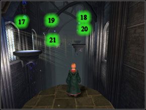 Pojawi się kolejna kula (22), która przeniesie Cię do pomieszczenia z czwartą tarczą - Wyzwanie Carpe Retractum (1) | Solucja Harry Potter i Więzień Azkabanu - Harry Potter i Więzień Azkabanu - poradnik do gry