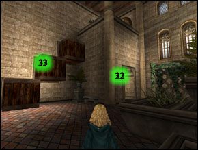 W następnym pomieszczeniu znajdziesz słup a na nim 3 rodzaje symboli (34) - Wyzwanie Lapifors-Draconifors (2) | Solucja Harry Potter i Więzień Azkabanu - Harry Potter i Więzień Azkabanu - poradnik do gry