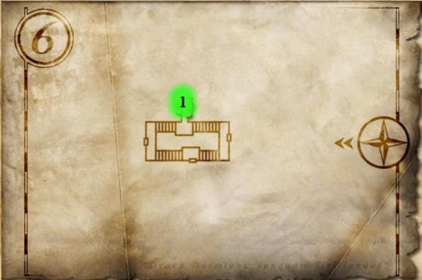 1 - czaszka (fasolki), przejście na hasło, rzuć czar na szafę po prawej (1), otworzy ona przejście, znajdziesz tam przycisk - rzuć na niego czar, pojawi się skocznia (2) - VI piętro | Hogwart w Harry Potter i Więzień Azkabanu - Harry Potter i Więzień Azkabanu - poradnik do gry