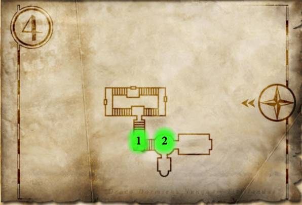 1 - skrzynia (fasolki) - IV piętro | Hogwart w Harry Potter i Więzień Azkabanu - Harry Potter i Więzień Azkabanu - poradnik do gry