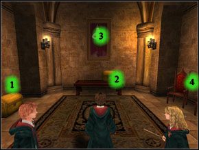 1 - IV piętro | Hogwart w Harry Potter i Więzień Azkabanu - Harry Potter i Więzień Azkabanu - poradnik do gry