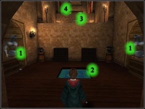 1 - II piętro | Hogwart w Harry Potter i Więzień Azkabanu - Harry Potter i Więzień Azkabanu - poradnik do gry