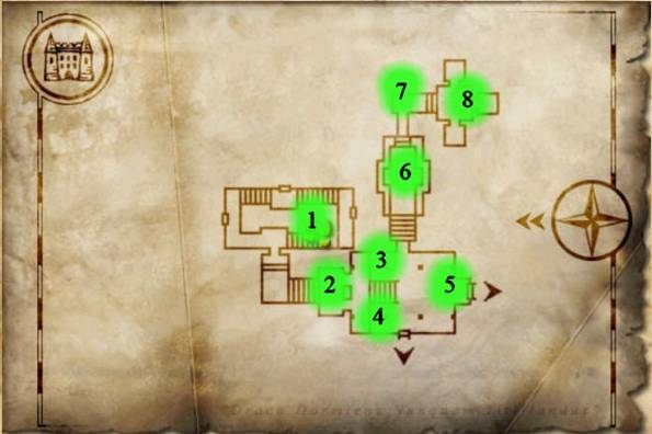 1 - skrzynia (fasolki) - Parter | Hogwart w Harry Potter i Więzień Azkabanu - Harry Potter i Więzień Azkabanu - poradnik do gry