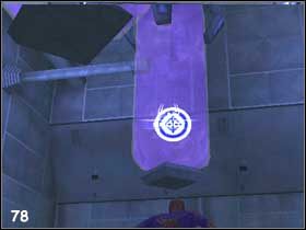 Wracaj do dużego pomieszczenia, którego podłogę jeszcze niedawno pokrywały pola siłowe - [Misja 4] Zamach w Oscorp cz.3 | Spider-Man 2 The Game - Spider-Man 2: The Game - poradnik do gry