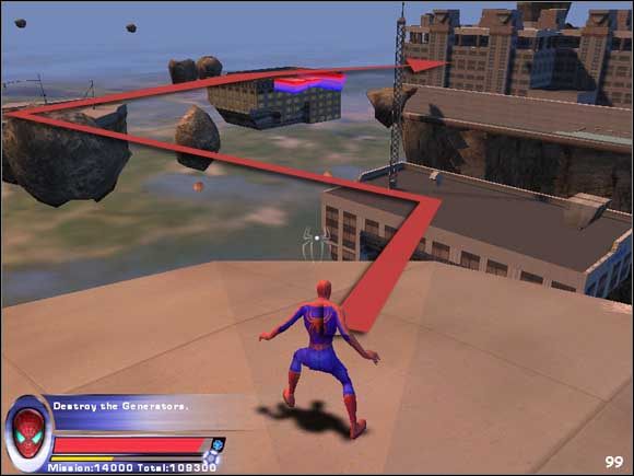 1 - [Misja 5] Iluzje Mysterio cz.3 | Spider-Man 2 The Game - Spider-Man 2: The Game - poradnik do gry