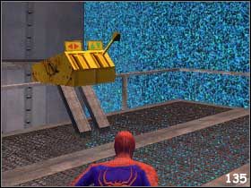 Po przekroczeniu bariery energetycznej znajdziesz się w drugiej części pomieszczenia - [Misja 7] Ostatnia potyczka cz.1 | Spider-Man 2 The Game - Spider-Man 2: The Game - poradnik do gry