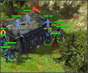 Zniszcz chatkę, przy okazji zabij też broniącego jej Cutpurse - 5.3 [ROZDZIAŁ 1] Greyfell cz.2 | SpellForce Zakon Świtu - SpellForce: Zakon Świtu - poradnik do gry