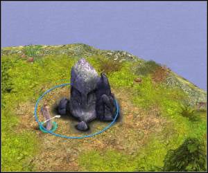 Po kilku chwilach dotrzesz do pierwszego Bindstonea - 5.2 [PROLOG] TUTORIAL cz.1 | SpellForce Zakon Świtu - SpellForce: Zakon Świtu - poradnik do gry