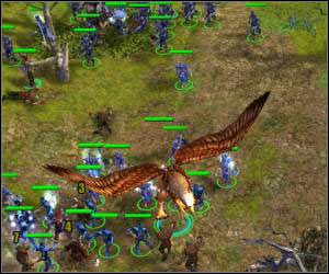 Jeśli chcesz możesz przyzwać specjalną jednostkę w dużym centrum dowodzenia - tytana - 5.6 [ROZDZIAŁ 1] Leafshade cz.3 | SpellForce Zakon Świtu - SpellForce: Zakon Świtu - poradnik do gry