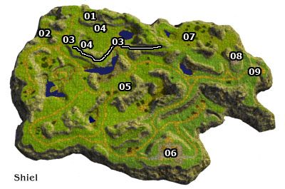 01 - miejsce startu - 5.7 [ROZDZIAŁ 1] The Shiel - Mapa | SpellForce Zakon Świtu - SpellForce: Zakon Świtu - poradnik do gry