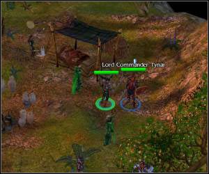 Podejdź do Bahira i podaruj mu zdobyte lekarstwo - 5.7 [ROZDZIAŁ 1] The Shiel cz.3 | SpellForce Zakon Świtu - SpellForce: Zakon Świtu - poradnik do gry